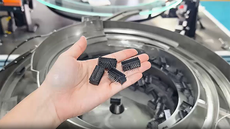 Máquina de inspección visual de conector multicara